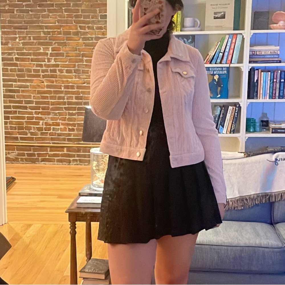 LOFT Pink Corduroy Jacket